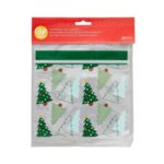 Σακουλάκια τροφίμων πλαστικά zip Wilton Χριστουγεννιάτικο δέντρο 20 τεμ. 17,5x14,5 εκ. (062.29.134)
