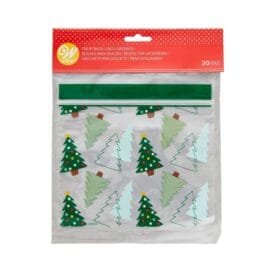 Σακουλάκια τροφίμων πλαστικά zip Wilton Χριστουγεννιάτικο δέντρο 20 τεμ. 17,5x14,5 εκ. (062.29.134)