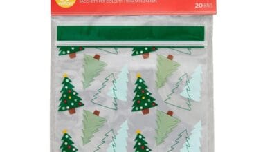 Σακουλάκια τροφίμων πλαστικά zip Wilton Χριστουγεννιάτικο δέντρο 20 τεμ. 17,5x14,5 εκ. (062.29.134)