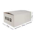 Χαρτοκιβώτιο λευκό 5φ 1 τεμ.