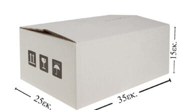 Χαρτοκιβώτιο λευκό 5φ 1 τεμ.