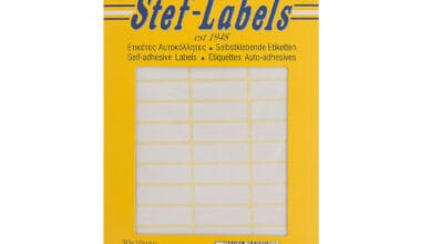 Αυτοκόλλητες ετικέτες Stef-Labels No. 10 39-ορθογώνιες 30x10mm 40 φύλλα