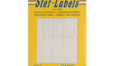 Αυτοκόλλητες ετικέτες Stef-Labels No. 14 20-ορθογώνιες 19x40mm 40 φύλλα