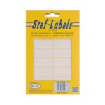 Αυτοκόλλητες ετικέτες Stef-Labels No. 17 16-ορθογώνιες 48x18mm 40 φύλλα
