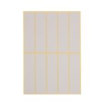 Αυτοκόλλητες ετικέτες Stef-Labels No. 19 10-ορθογώνιες 18x72mm 40 φύλλα - Image 2