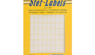 Αυτοκόλλητες ετικέτες Stef-Labels No. 2 110-ορθογώνιες 8x12mm 40 φύλλα