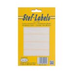 Αυτοκόλλητες ετικέτες Stef-Labels No. 20 6-ορθογώνιες 100x23mm 40 φύλλα