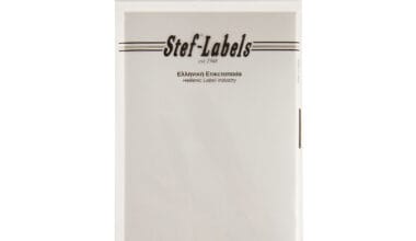 Αυτοκόλλητες ετικέτες Stef-Labels No. 211 40-στρογγυλές διάφανες Φ19mm 20 φύλλα