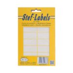 Αυτοκόλλητες ετικέτες Stef-Labels No. 23 14-ορθογώνιες 48x20mm 40 φύλλα
