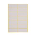 Αυτοκόλλητες ετικέτες Stef-Labels No. 23 14-ορθογώνιες 48x20mm 40 φύλλα - Image 2