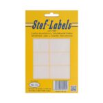 Αυτοκόλλητες ετικέτες Stef-Labels No. 25 10-ορθογώνιες 48x28mm 40 φύλλα