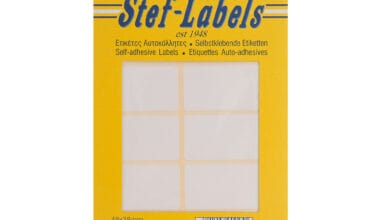 Αυτοκόλλητες ετικέτες Stef-Labels No. 25 10-ορθογώνιες 48x28mm 40 φύλλα