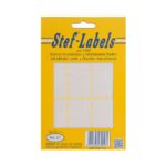 Αυτοκόλλητες ετικέτες Stef-Labels No. 27 6-ορθογώνιες 32x72mm 40 φύλλα