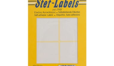 Αυτοκόλλητες ετικέτες Stef-Labels No. 28 4-ορθογώνιες 50x72mm 40 φύλλα