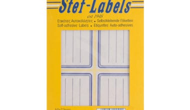 Αυτοκόλλητες ετικέτες Stef-Labels No. 41 4-τετραδίου 50x72mm 40 φύλλα