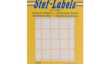Αυτοκόλλητες ετικέτες Stef-Labels No. 6 35-ορθογώνιες 17x20mm 40 φύλλα