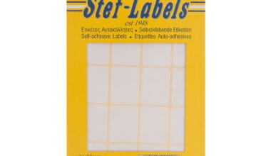 Αυτοκόλλητες ετικέτες Stef-Labels No. 9 20-ορθογώνιες 24x32mm 40 φύλλα