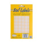 Αυτοκόλλητες ετικέτες Stef-Labels No. R/33 48-στρογγυλές με τρύπα Φ15mm 40 φύλλα