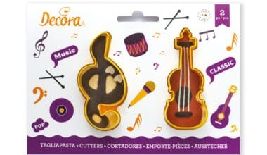 Κουπάτ πλαστικό Decora κλειδί του Σολ-τσέλο σετ 2 τεμ. (018.80.159)