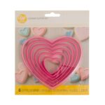 Κουπάτ πλαστικό Wilton καρδιές σετ 6 τεμ. (018.04.410)