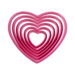 Κουπάτ πλαστικό Wilton καρδιές σετ 6 τεμ. (018.04.410) - Image 3