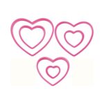 Κουπάτ πλαστικό Wilton καρδιές σετ 6 τεμ. (018.04.410) - Image 2