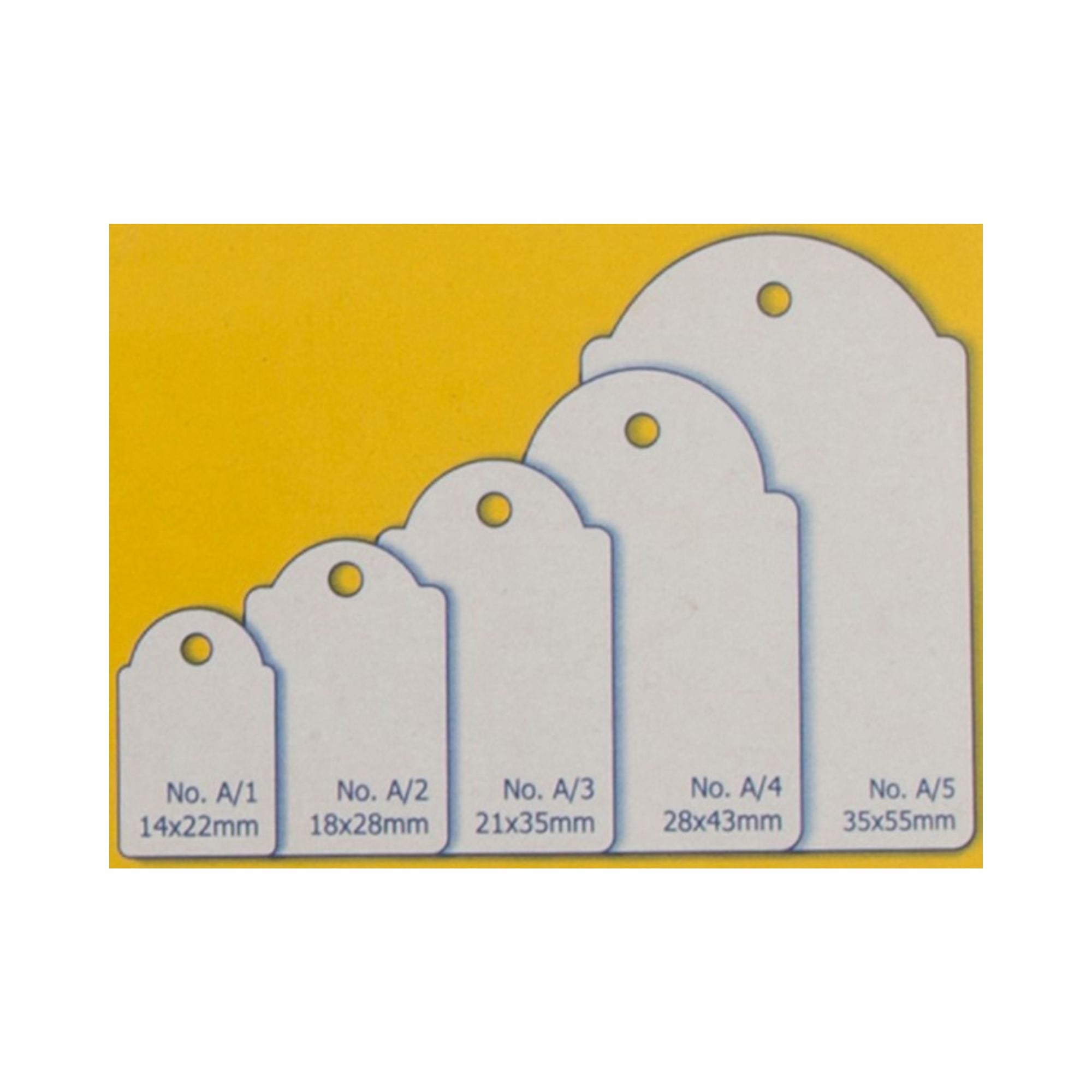 Κρεμαστές ετικέτες Stef-Tags No. Α/5 35x55mm 1.000 τεμ. - Image 3
