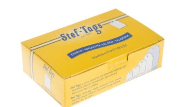 Κρεμαστές ετικέτες Stef-Tags No. Α/5 35x55mm 1.000 τεμ.