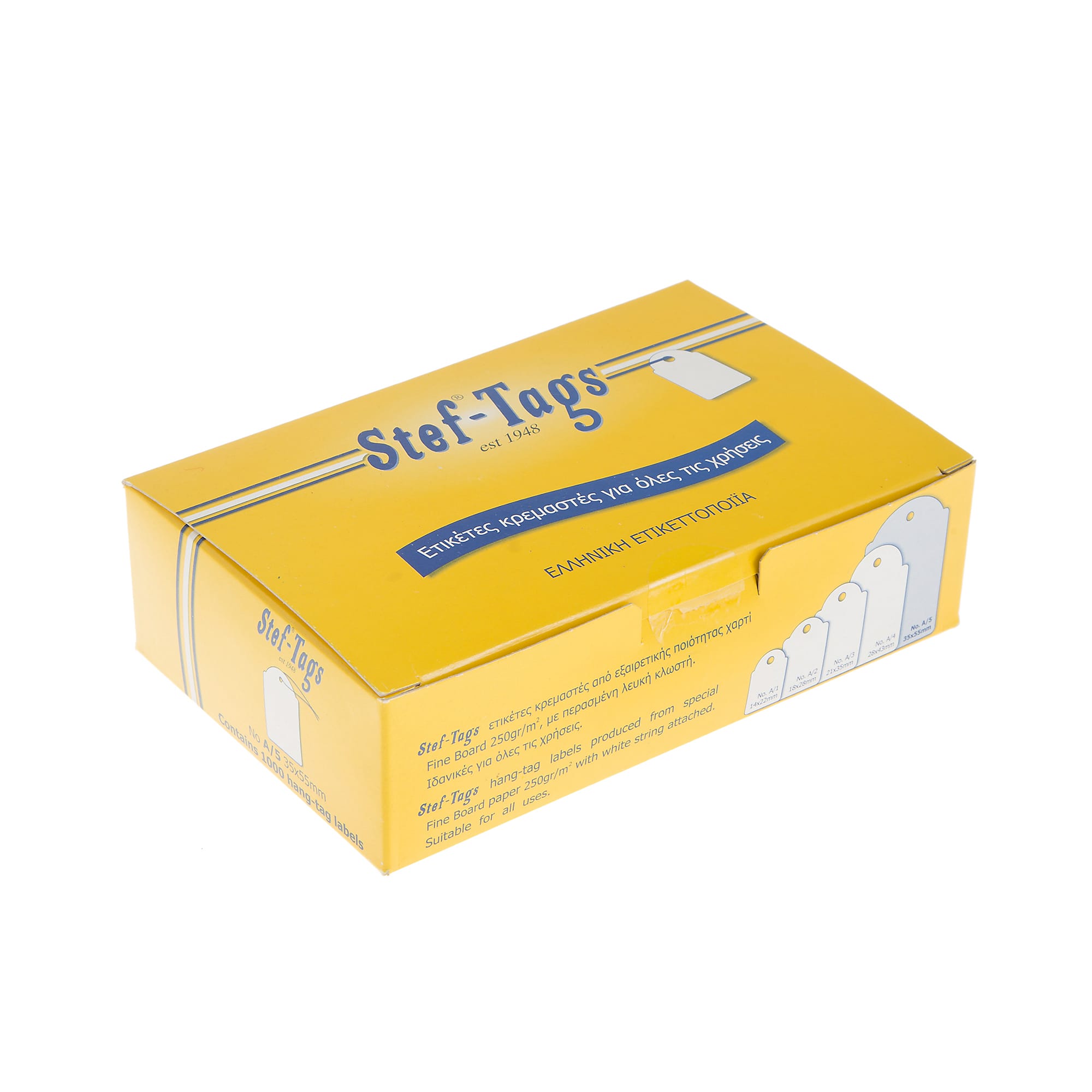 kremastes-etiketes-stef-tags-no-a5-35x55mm-1000tem-1 Κρεμαστές ετικέτες Stef-Tags No. Α/5 35x55mm 1.000 τεμ. - Image 1