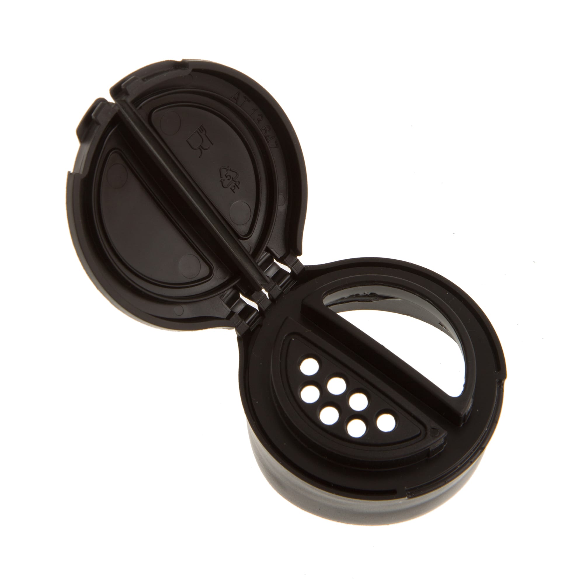 Βαζάκι μπαχαρικών γυάλινο με πλαστικό καπάκι 1 τεμ. - Image 3