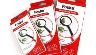 Μεγεθυντικός φακός Foska με πλαστικό πλαίσιο 1 τεμ.