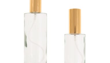 Μπουκαλάκι γυάλινο διάφανο με σπρέι 1 τεμ.