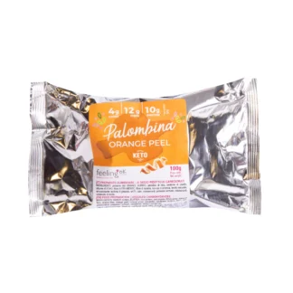 Τσουρεκάκι palombina (παλομπίνα) με χαμηλούς υδατάνθρακες Πορτοκάλι Feeling OK Happy Easter 100 γρ.