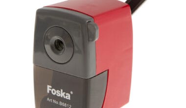 Επιτραπέζια ξύστρα γραφείου, πλαστική με μανιβέλα Foska B6812 1 τεμ.