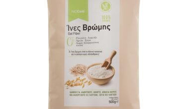 Ίνες βρώμης No Carb 500 γρ. (χωρίς γλουτένη)