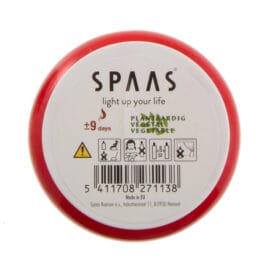 Κερί διαρκείας φυτικό Spaas κόκκινο 1 τεμ. - Image 2