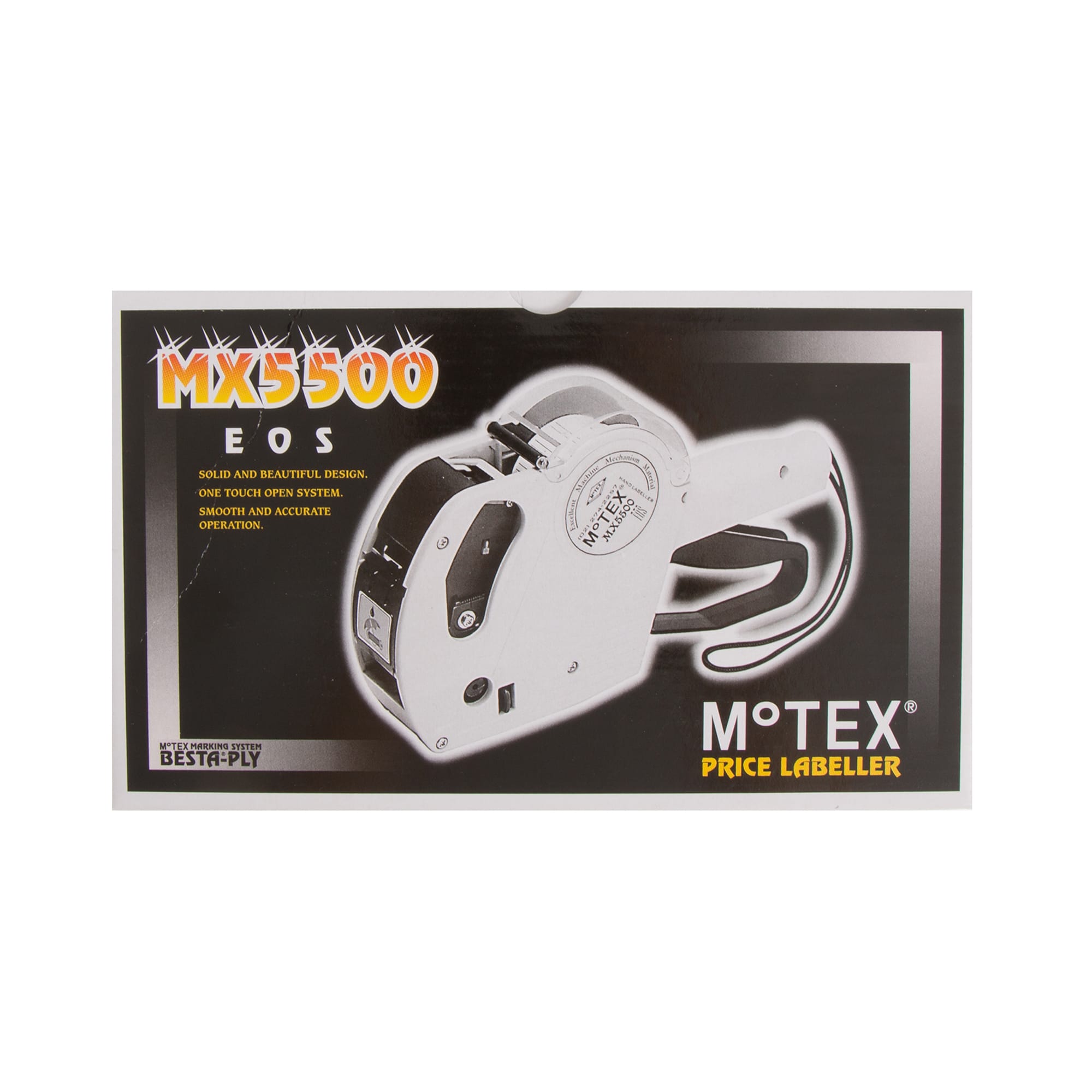 etiketografos-xeiros-monos-motex-mx5500-eos-mayro-1tem-1 Ετικετογράφος χειρός, μονός MoTex MX5500 EOS μαύρο 1 τεμ. - Image 1