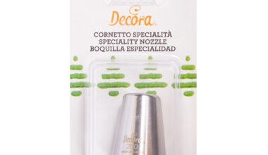 Κορνέ μύτη μεταλλική δεντράκι 3D Decora No. 250 (020.29.250)