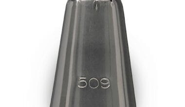 Κορνέ μύτη μεταλλική λουλούδι 18mm Siliko Mart BX7020 (020.43.010)