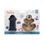 Κουπάτ πλαστικό Decora φάρος-άγκυρα σετ 2 τεμ. (018.80.157)