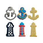 Κουπάτ πλαστικό Decora φάρος-άγκυρα σετ 2 τεμ. (018.80.157) - Image 2