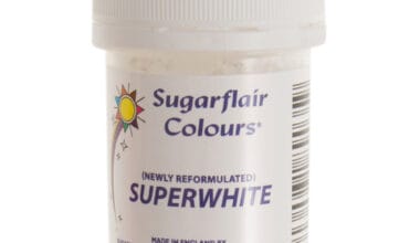 Χρώμα ζαχαρόπαστας σε σκόνη λευκό Sugarflair Superwhite 20 γρ. (009.03.020)