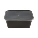 Δοχεία φαγητού πλαστικά μικροκυμάτων με καπάκι 1.000ml 50 τεμ. - Image 3