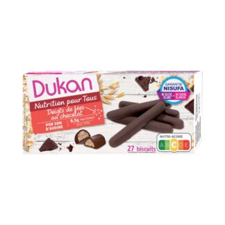 Dukan μπισκότα-δάχτυλα βρώμης με επικάλυψη σοκολάτας 150 γρ.