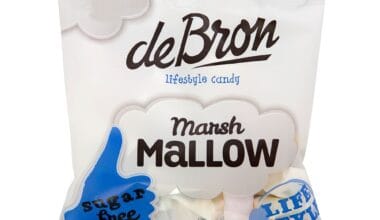 Μαρσμέλλοουζ deBron Marsh Mallow χωρίς ζάχαρη 75 γρ.