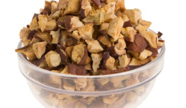 Μήλο τεμαχισμένο, αποξηραμένο χωρίς ζάχαρη