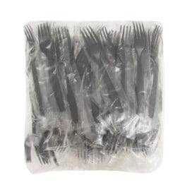 Πηρούνια πλαστικά, επαναχρησιμοποιήσιμα 100 τεμ. - Image 3