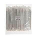 Καλαμάκια jumbo χάρτινα βιοδιασπώμενα μαύρα ίσια 200 τεμ. - Image 2