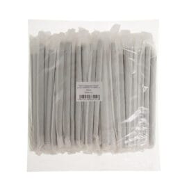 Καλαμάκια jumbo χάρτινα βιοδιασπώμενα μαύρα ίσια 200 τεμ. - Image 2