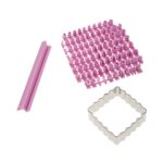 Κουπάτ μεταλλικό, τετράγωνο, κυματιστό & πλαστική σφραγίδα μίνι γράμματα-αριθμοί-σύμβολα σετ 1+93 τεμ. (021.31.010) - Image 2